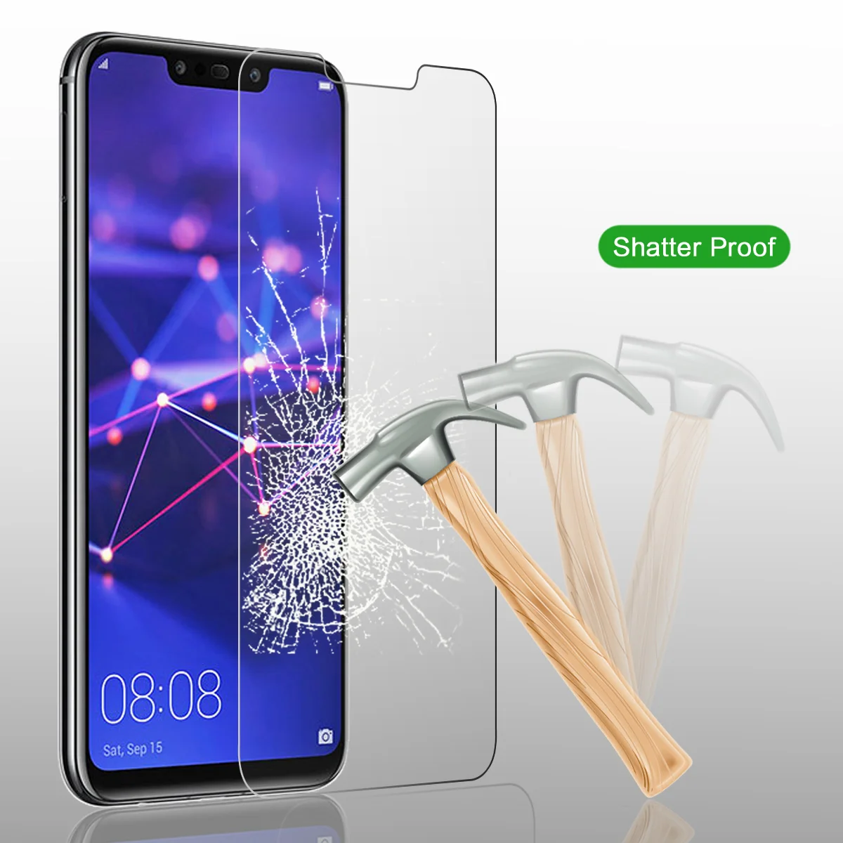 2 Упак. Закаленное стекло для Huawei Mate 20 Lite Защитная пленка экрана против царапин