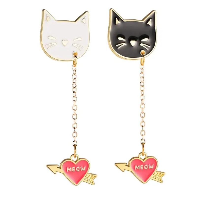 

Cartoon Cat Keychain Love Key Ring Girls Bag Jewelry Pendant Accessories