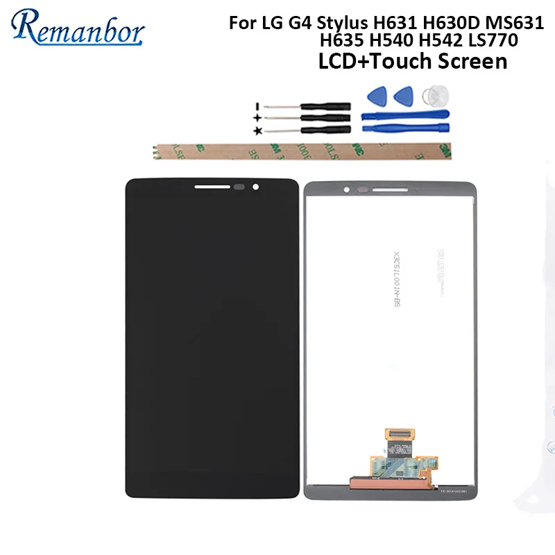 

Remanbor For LG G4 Stylus H631 H630D MS631 H635 LCD Display And Touch Screen With Tools 5.7 inch For LG H540 H542 LS770 LCD