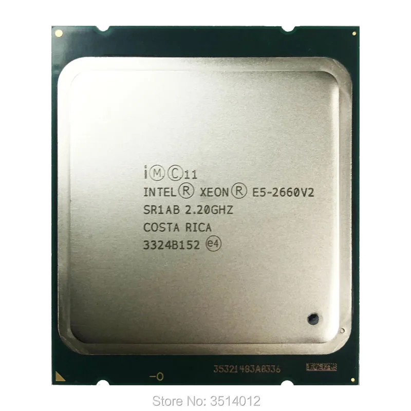 

Intel Xeon E5-2660v2 E5 2660v2 E5 2660 v2 2.2 GHz Ten-Core Twenty-Thread CPU Processor 25M 95W LGA 2011