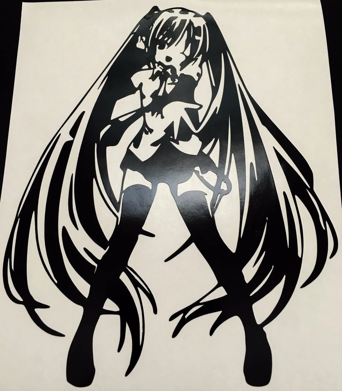 

Car Stickers Vocaloid Hatsune Miku Window Laptop Vinyl Decal Cute Sticker 15cm