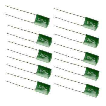 

ADDFOO 10 Pieces 0.047/2A473J Capacitors Diy For Electric Guitars Bass Tone Caps Green