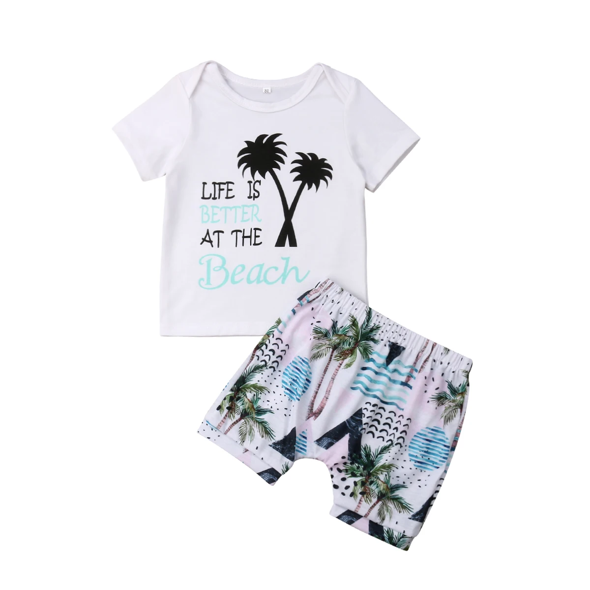 baby boy palm tree shirt