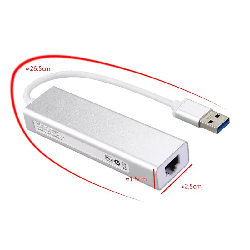 USB 3 0 гигабитный Ethernet адаптер с портовым концентратором для RJ45 Lan сетевой порт