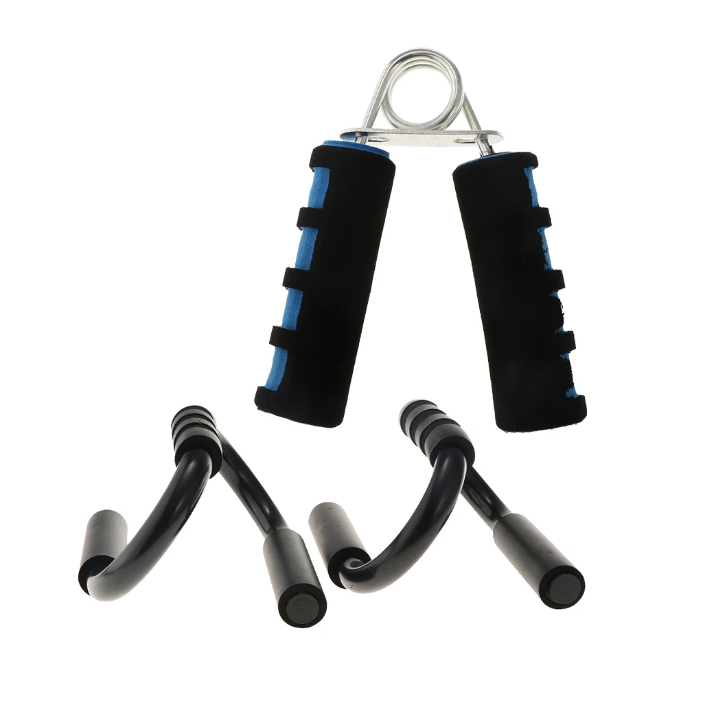 

Push Up Bars Steel Pushup Stands with Foam Grip and Non-slip Hand Gripper Exerciser Strengthener