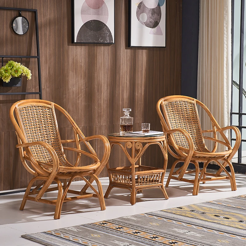Rattan Mobel Muebles De Sala Sessel Lounge Stuhl Tee Tisch Landschaft Antike Design Koltuk Sofas Wohnzimmer Set Kotatsu Living Room Sets Aliexpress