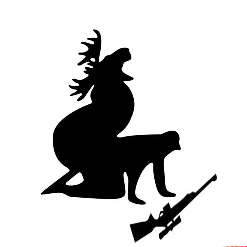 1 шт. забавная наклейка для автомобилей Moose и Hunter Авто наклейки Стайлинг Декор