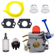 Carburetor for Huqvarna Trimmer 545081848 C1Q W40A 128C 128L 128LD 128R 128RJ Engine Accessories Gaskets+Primer bulb+Fuel filte