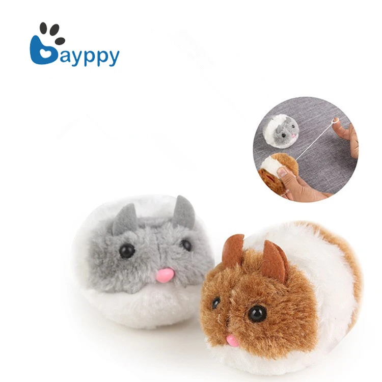 

Cat Toy Pet new Vibration Little Fat Soft Mouse Peggy Cat Plush Sound Toy Cute Mouse Vibration Cat Toy Pet Products