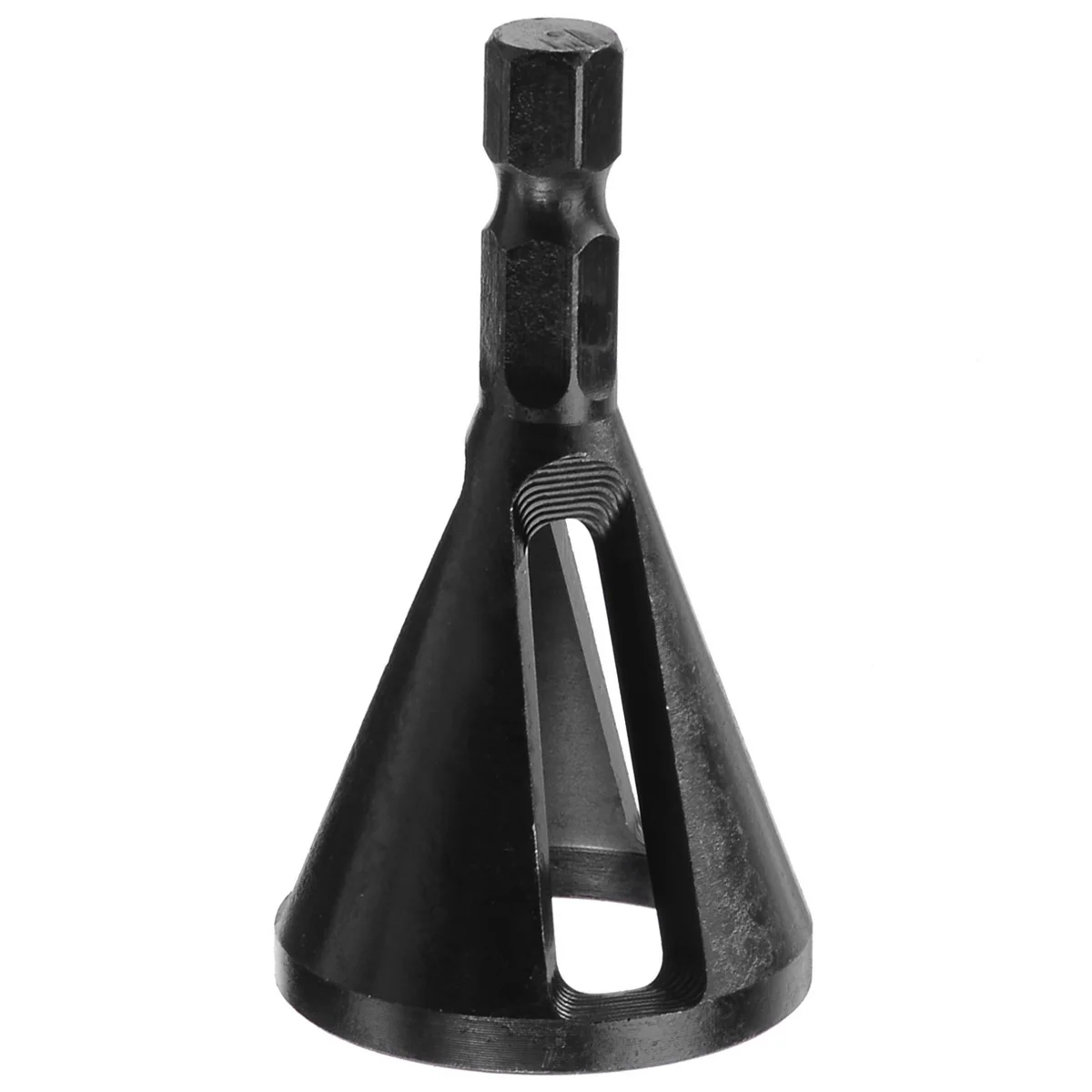Black Angle Grinder Chamfer Trimming Chuck Drill Bit Tool Deburring External Chamfer Steel Remove Cutting Burr Drilling Tools