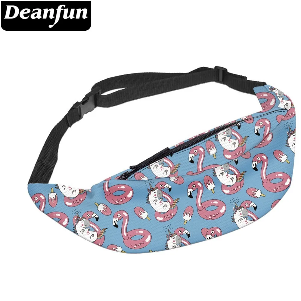 Женская поясная сумка Deanfun водонепроницаемая в стиле хип хоп с изображением