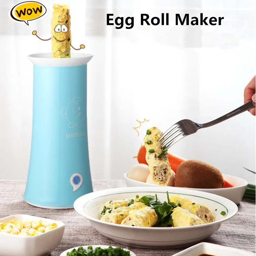 1PCS 220V Egg Roll Machine Egg Steamer Mini Style Egg Boilers Multi