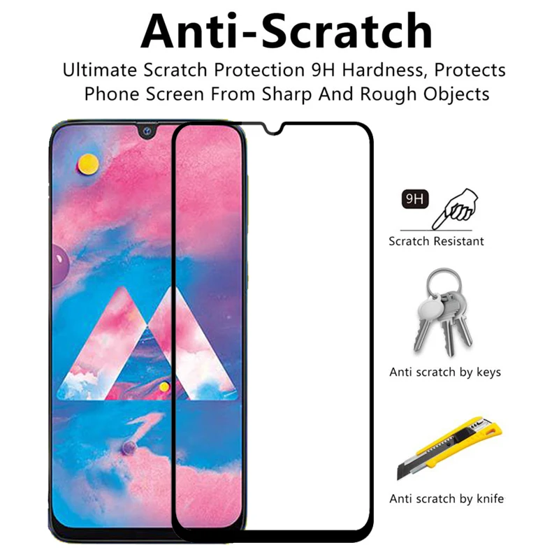 Защитное стекло M30 закаленное для Samsung Galaxy M20 M10 M30|Защитные стёкла и плёнки| |