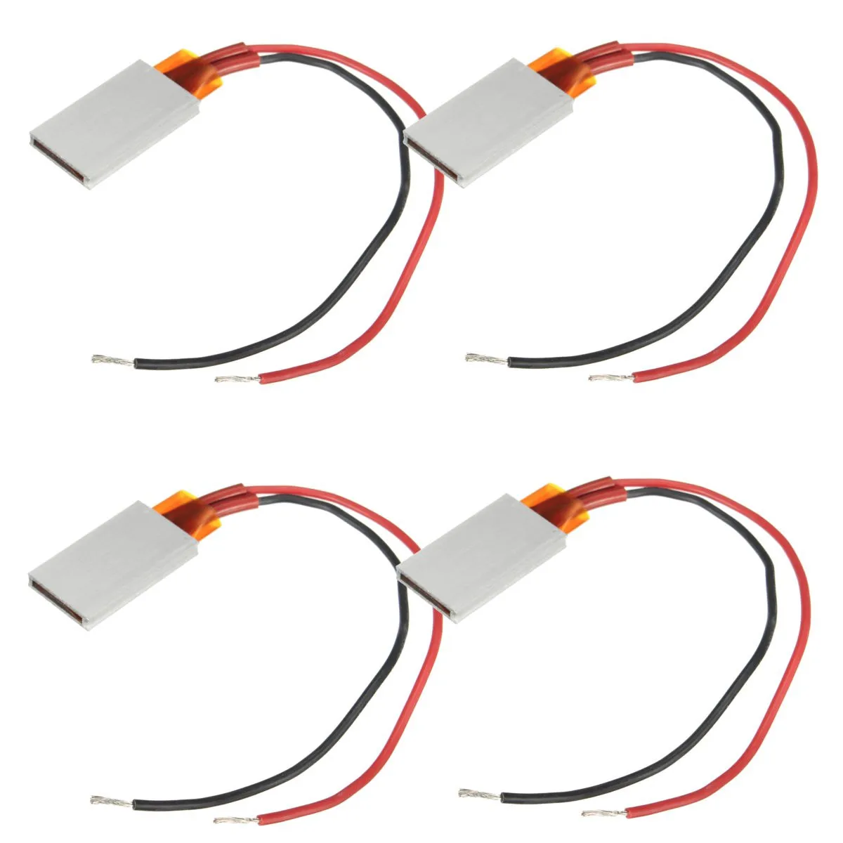 

New 5pcs Constant Temperature PTC Heating Element AC DC 12V 50W Heater Plate Surface Insulation 35X21x5mm Safety
