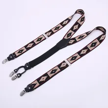 Этнический стиль, не эластичные и эластичные Лоскутные подтяжки для женщин и мужчин, винтажные подтяжки, подтяжки для взрослых