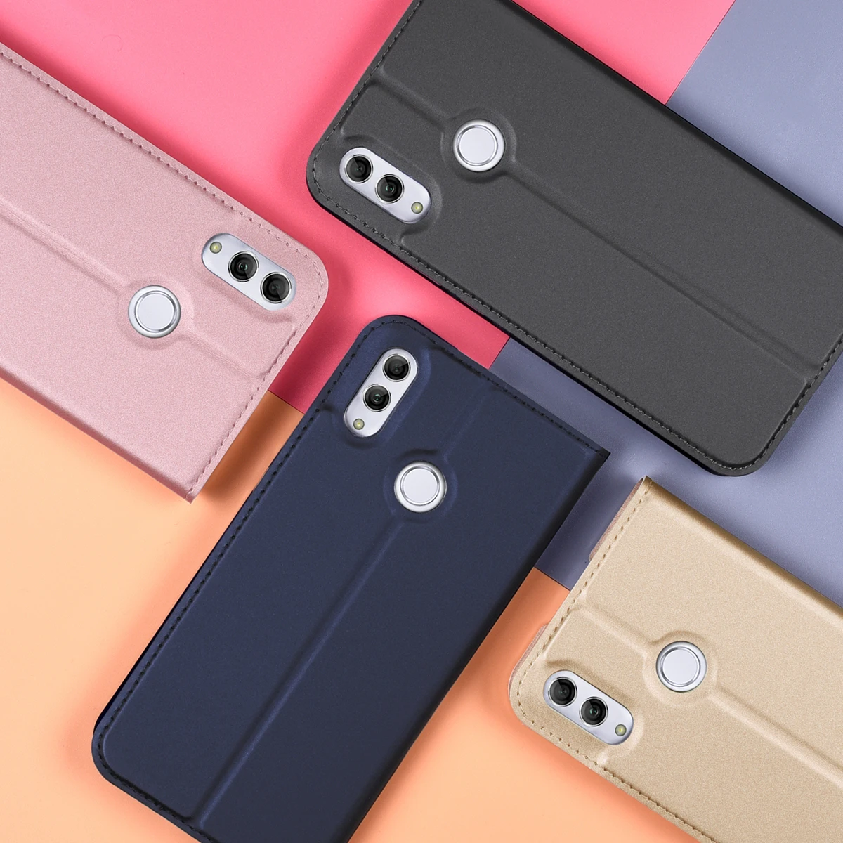 Роскошный кожаный флип-чехол для Huawei Mate 20X чехол Honor 10 Lite с отделениями карт