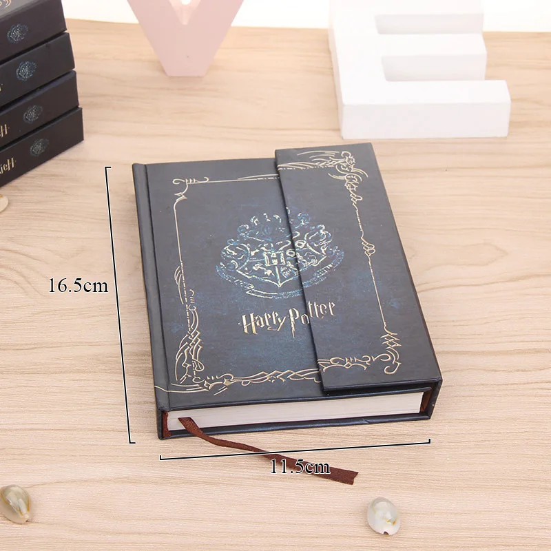 

92Sheets Harry Potter Notebook Retro Planner Diary Magic Bullet Journal Notebook For Kids Girls Gift Novelty Stationery