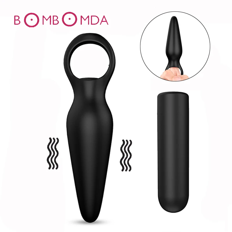 9 Speeds Anal Plug font b Dildo b font Vibrator For Women G spot Clitoris Stimulator