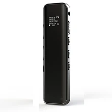 Цифровой диктофон Регистраторы клавиш Аудио Звук Запись двойных микрофонов Шум снижение конструкция замка MP3 3D край Экран активированного угля