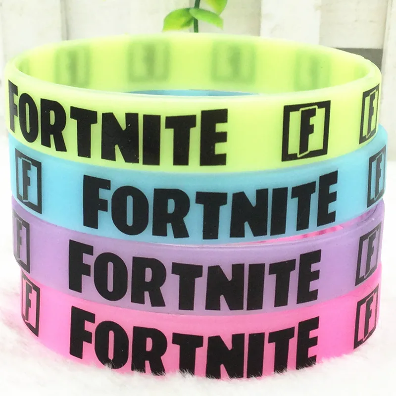 Us 1 99 1pcs Sport Motivational Grow In Dark Game Mc Mine Aircraft Fort Tonight Silicone Wristband Bracelet Nite For Game Fun In Wrap Bracelets From - 