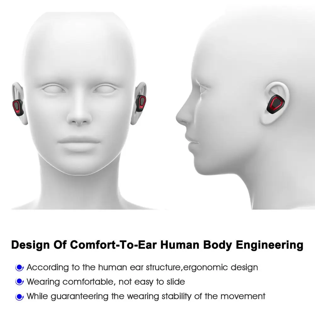 True Wireless Sport Running Earbuds Headset TWS Bluetooth In Ear Stereo for Samsung S10 S9 S8 iPhone XR X IOS Android