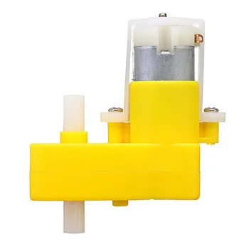 

1pc 1: 120 DC 3-6V Dual-axis L-Type TT Motor DC Geared Motor forArduino Car