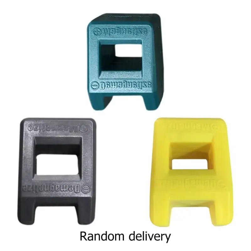 

Powerful screwdriver plus magnetic device Dual-use degausser Mini Screw batch Fast magnetizer Demagnetizer Random Color