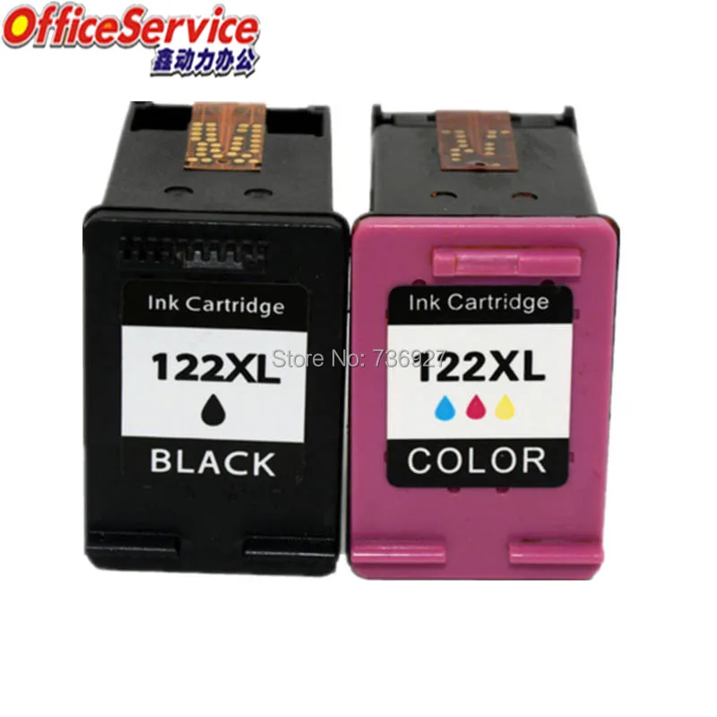 Картридж для принтера HP122XL Deskjet2050 122 2510 3050A 3052A 3054A 3000 3540 1010 1510 2540 1000|Чернильные