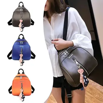 

Casual PU Leather Women Rucksack School Travel Shoulder Bags Girl Backpacks for Teenager girls Travel Bags bagpack mochila mujer