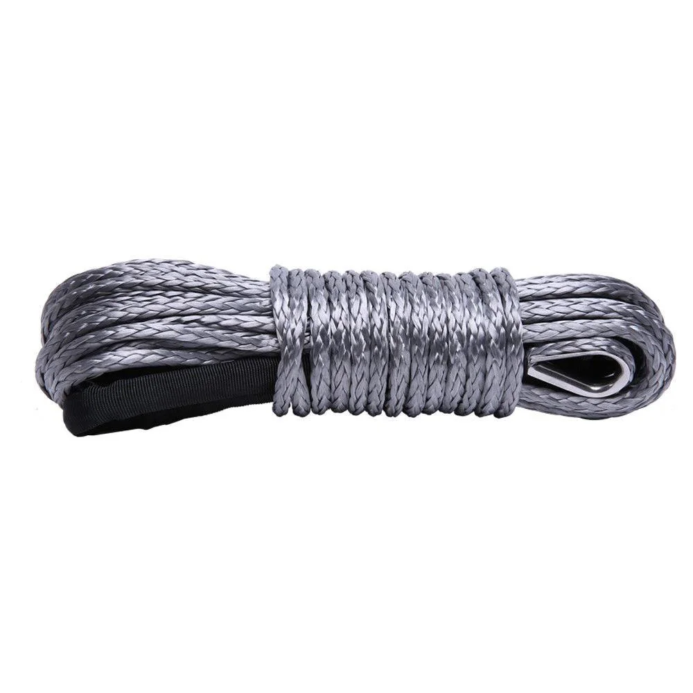 

Universal 7700LBs Synthetic Winch Line Cable Rope With Sheath ATV UTV Red Stock