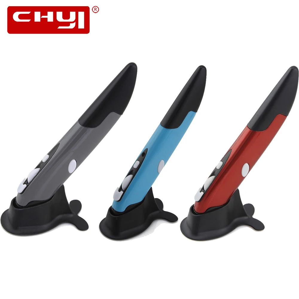 CHYI Professional 800-1200-1600 dpi 2,4G Беспроводная оптическая сенсорная ручка мышь стилус портативная ручка компьютерная мышь для ПК ноутбука