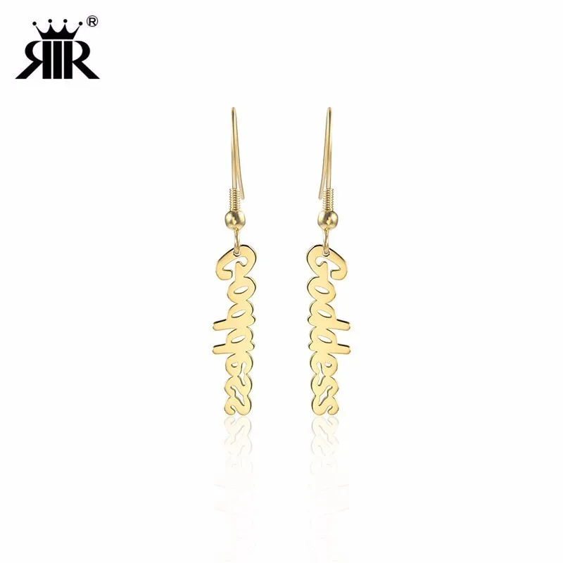

RIR Minimalist Stainless Steel Dignified and Elegant Temperament Goddess Jewelry Earrings To Send Girls The Best Gift