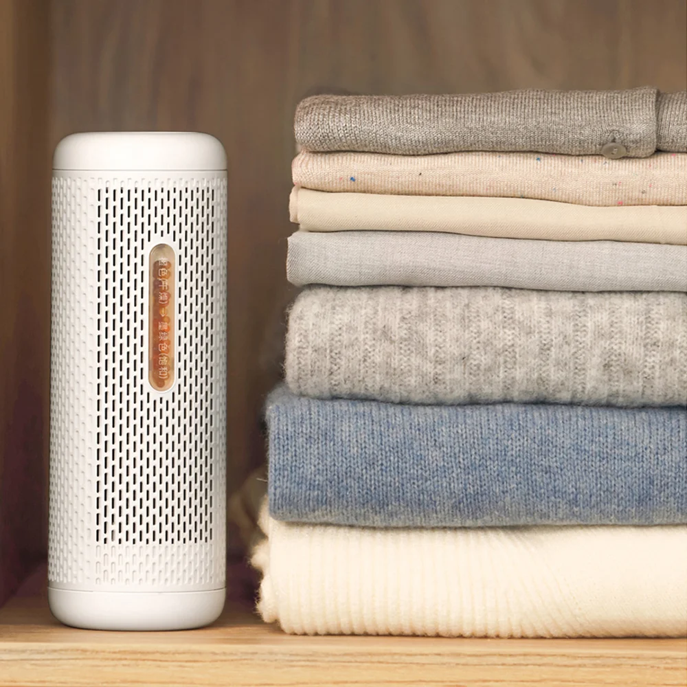 2020 Deerma Mini Portable Dehumidifier Home Air Dryer Ceramic PTC Heater Reusable Humidity Absorber