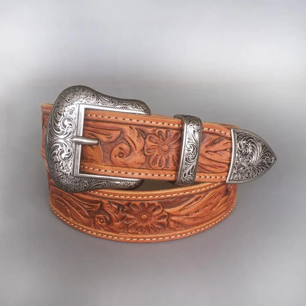 Wholesale Retail New Vintage Pin Belt Buckle Hand Crafted Cowboy Cowgirl Western Genuine Leather ...