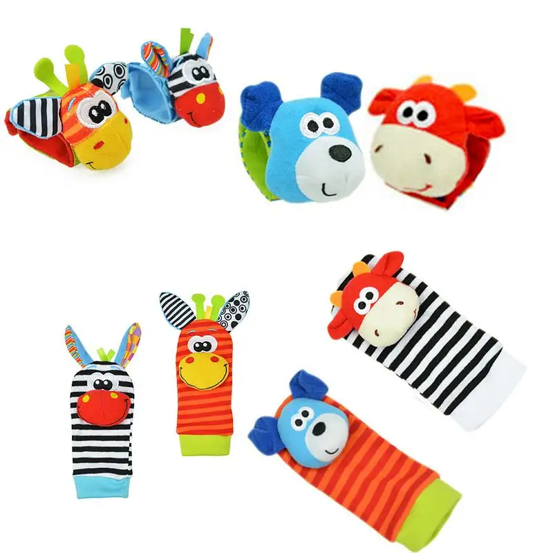 Baby Rattles Toys Animal Socks Hand Strap Wrist Bell Foot Sock Rattles Animal Rattles Cartoon Educational Toy Baby Rattles Toys Animal Socks Hand Strap Wrist Bell Foot Sock Rattles Animal Rattles Cartoon Educational Toy