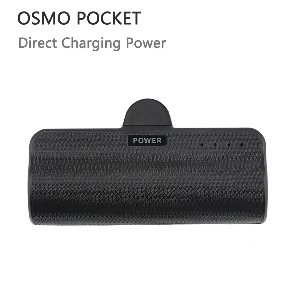 

New Portable Power Bank with Flash light for DJI OSMO Pocket Power Bank Charge Directly Type-C interface Accessories