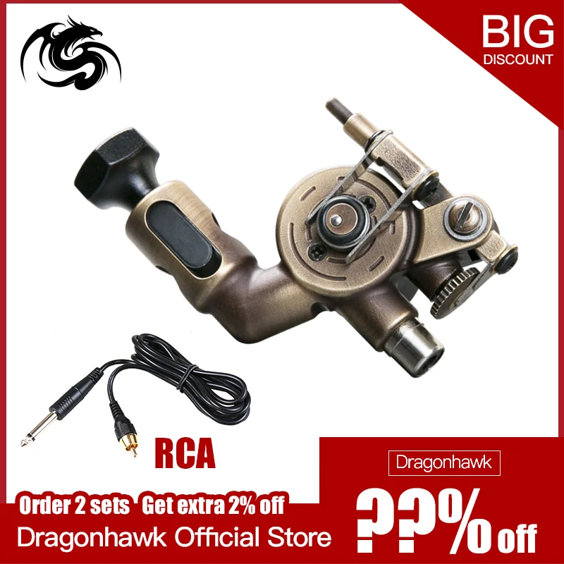 Newest Rotary Tattoo Machine Spring Tattoo Guns Strong Motor Tattoo Supplyin Tattoo Guns from