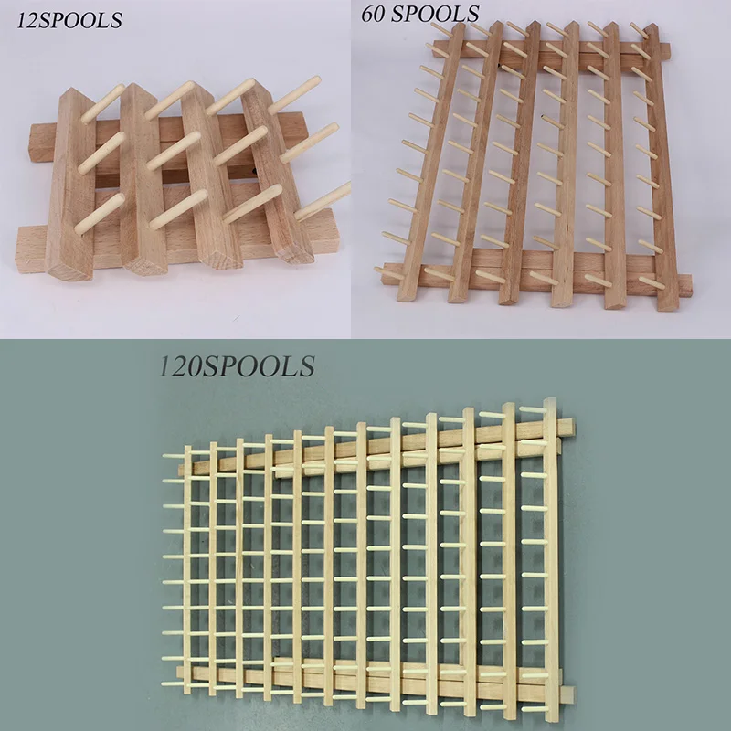 12/60/120 оси Складная катушки стеллаж для хранения швейная стойка для ниток пошив вышивка держатель стойки