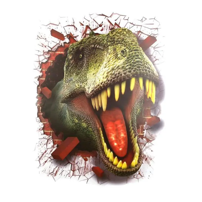 3d removable wall stickers pvc waterproof window decal dinosaur pirate