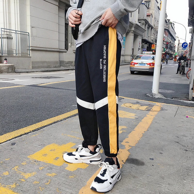 

Men's Trousers 19 Summer New Seasons Apply Loose Beam Foot Harem Pants Embroidery Overalls Business Casual Men's Clothing