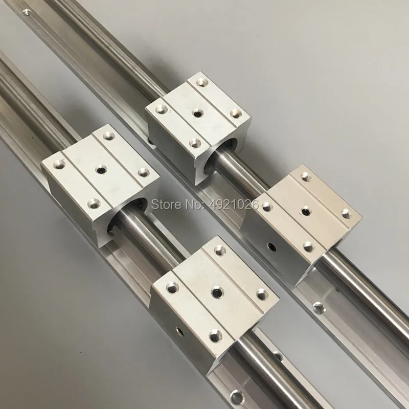 

2 sets SBR20 - 1100mm linear guide rail + 4pcs SBR20UU Linear Block + SFU2005 - 1130mm ballscrew