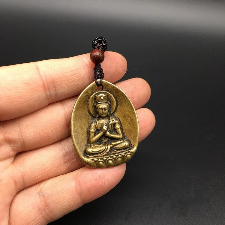 Сборная китайская латунная резная статуя Samantabhadra Guan Yin Kwan yin Bodhisattva изысканные