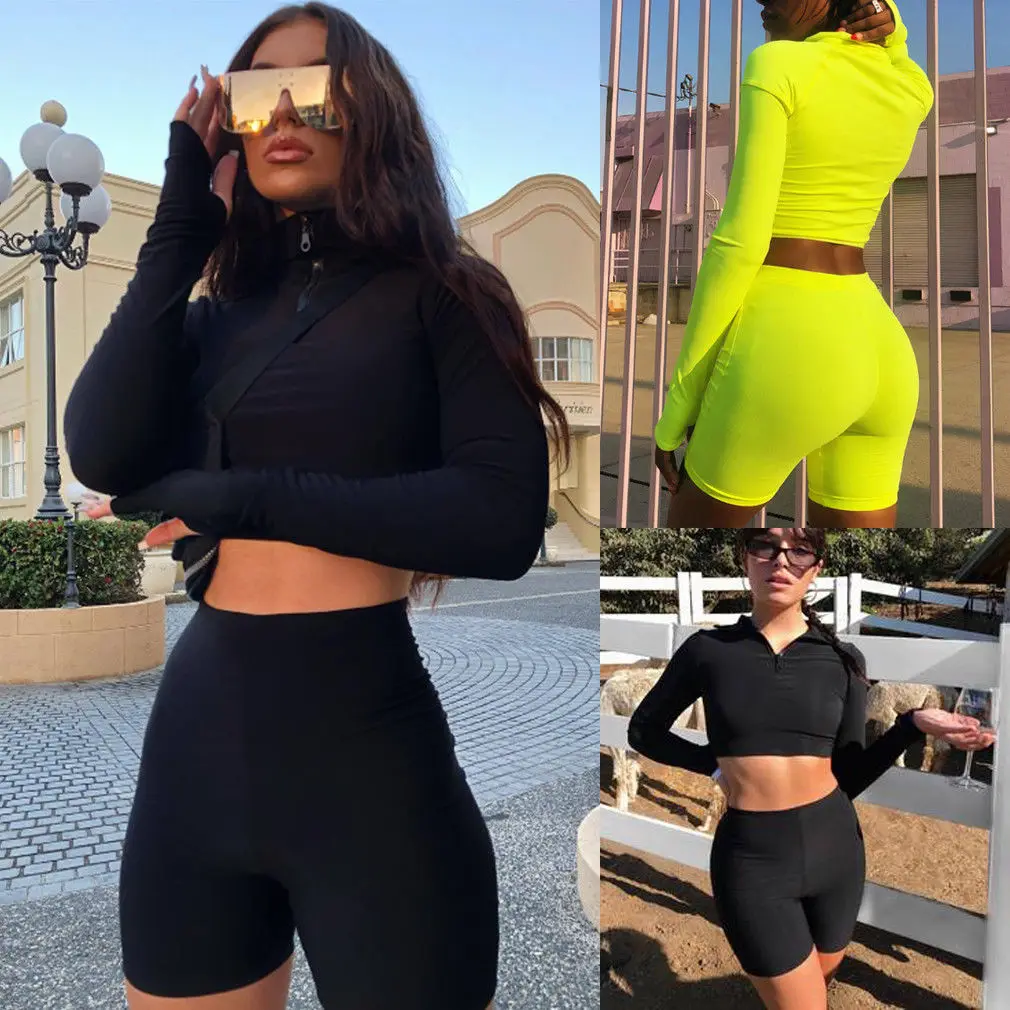 womens crop top tracksuit