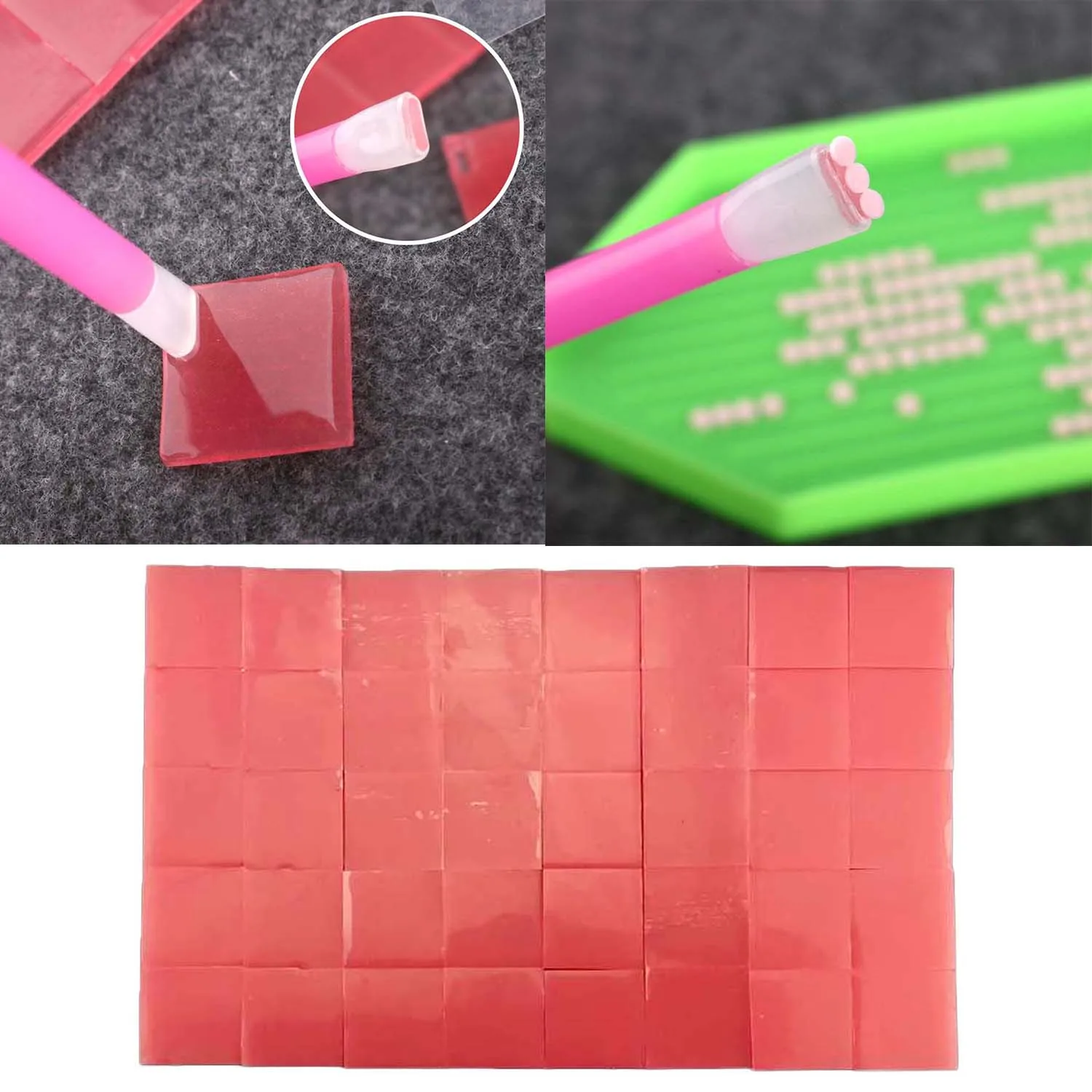 50pcs DIY Diamond Painting Glue Embroidery Cross Stitch Clay Diamond