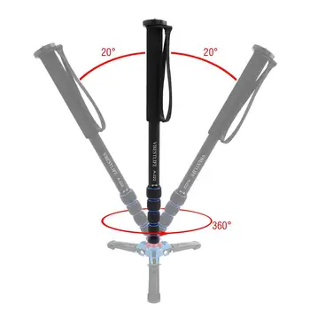 

Hot sale VBESTLIFE A-222 Aluminum Alloy Base Tripod Unipod Monopod Base for SLR Camera 2019