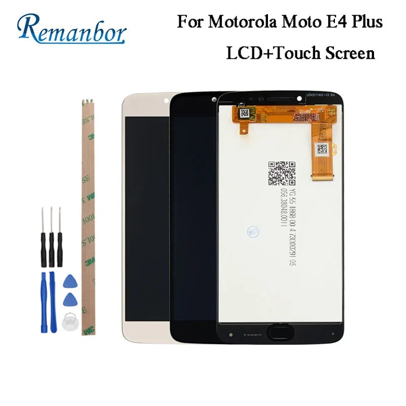 

Remanbor For Motorola Moto E4 Plus LCD Display And Touch Screen Repair Parts For Motorola E4 Plus Digital Accessory With Tools