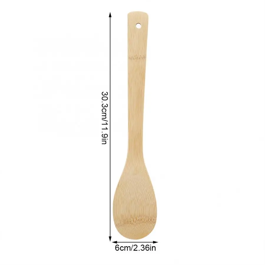 Бамбуковая деревянная кухонная утварь инструмент для приготовления пищи ложка лопатка Деревянный Совок кухонный инструмент для приготовления пищи