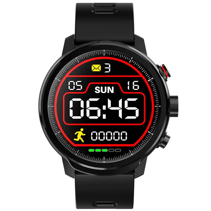 

Microwear L5 Smart Watch 1.3 inch Nordic NRF52832 64KB RAM 512KB ROM Heart Rate Monitor IP68 Waterproof Bluetooth Sports Watch
