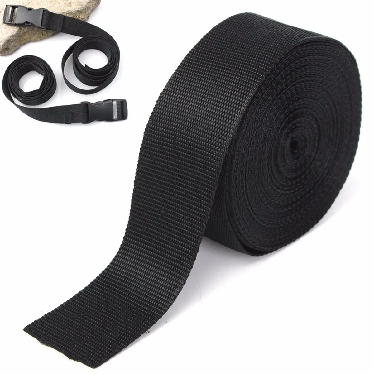 Black Nylon bing Tape Trimming Belt Sewing Fabrics Dress Making