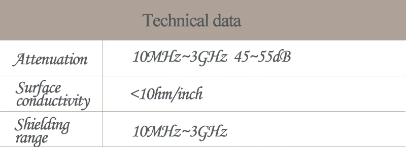 RF/EMF Защитная дышащая бамбуковая/серебряная эластичная ткань